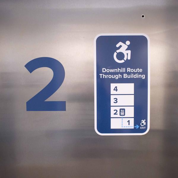 Elevator signage