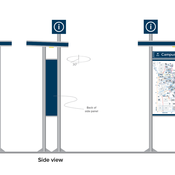 campus map kiosk design